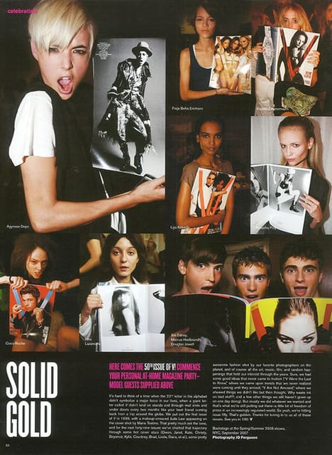 Party Pages — V Magazine