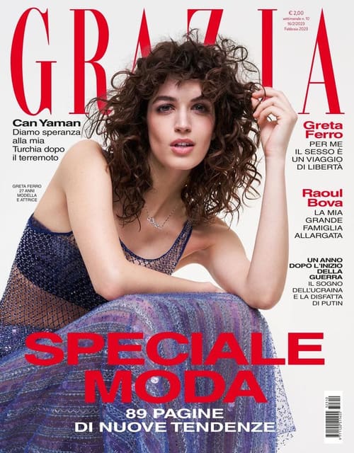 Grazia Italy February 2023 Cover — Grazia Italy