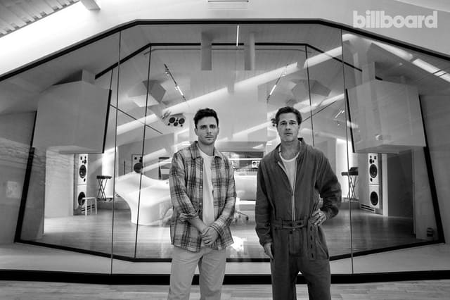 Brad Pitt & Damien Quintard — Billboard Magazine