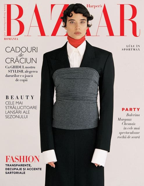 Harper's Bazaar Romania January 2022 Cover by Robert Petreanu — Harper's Bazaar Romania