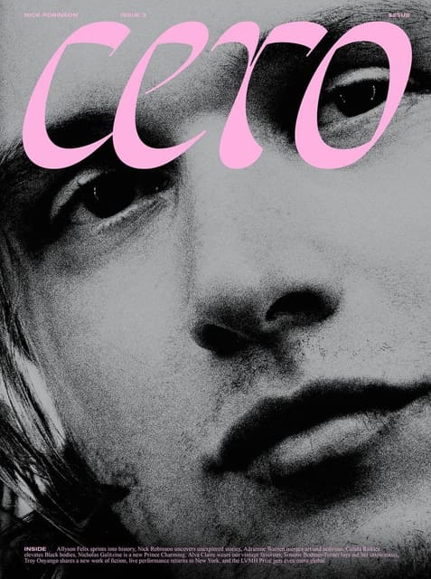Cero Magazine Issue 3 Spring 2022 Covers — Cero Magazine