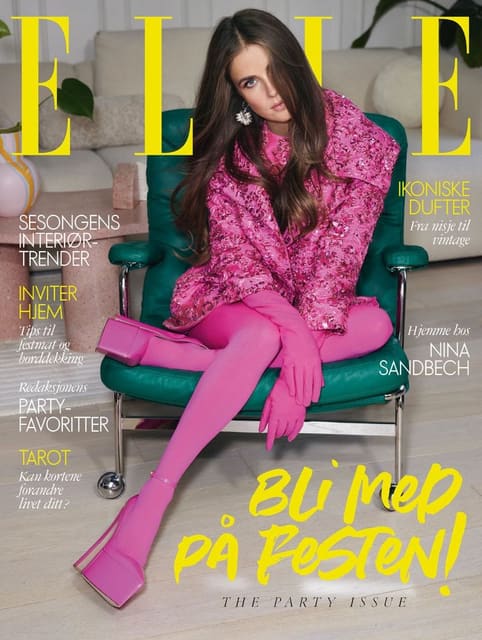 Elle Norway Nov 22 Cover: Nina Sanbech — Elle Norway