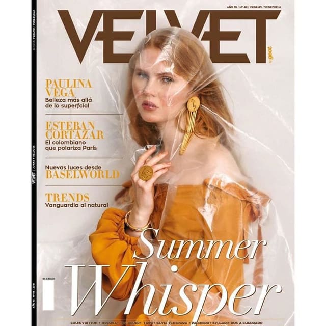 Velvet Magazine #49 July 2019 Cover. Photographer Luis Egurrola — Velvet Magazine
