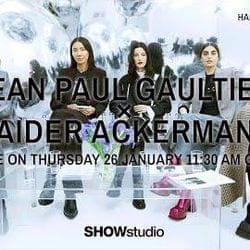 PANEL DISCUSSION: JEAN PAUL GAULTIER S/S... — SHOWstudio