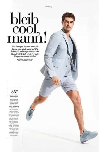 Bleib cool, mann! by THOMAS VON AAGH — Playboy Germany