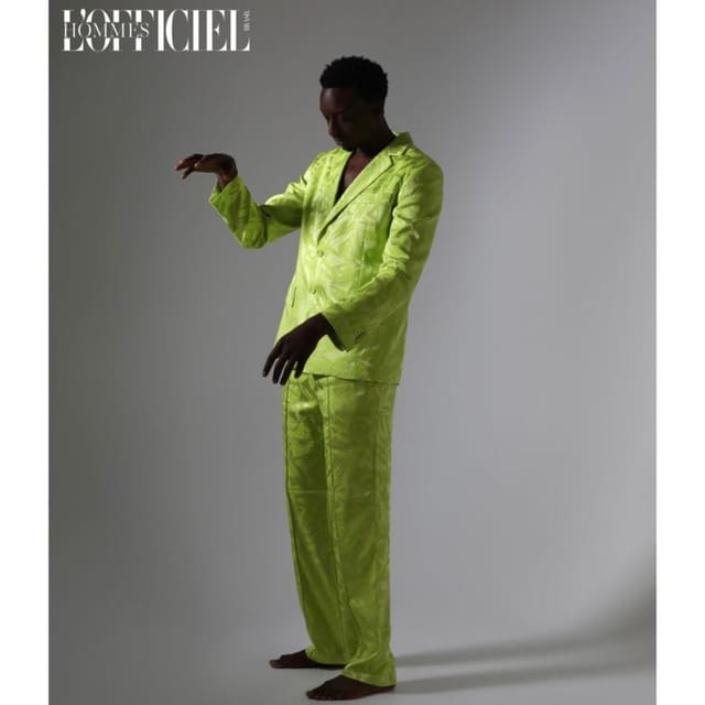 Ahmed Sylla em editorial exclusivo para ... — L'Officiel Hommes Brasil