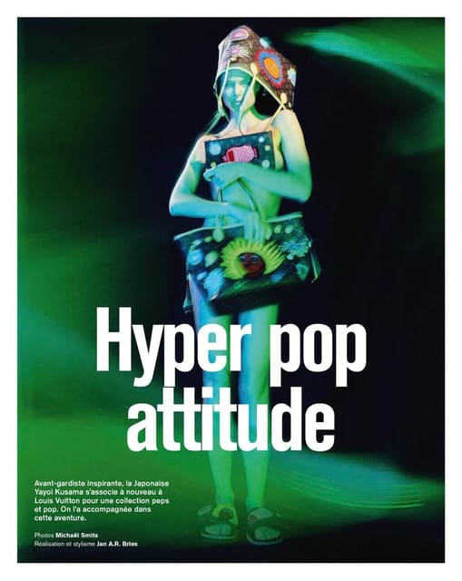 Hyper pop Attitude Louis Vuitton X Yayoi Kusama Special - Photographed by Michaël Smits — Marie Claire Belgium