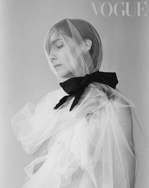 Woman Beneath the Veil — Vogue Czechoslovakia