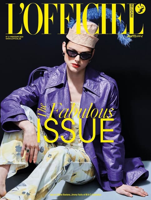 L'Officiel Belgium #21 Spring 2023 Cover... — L'Officiel Belgium