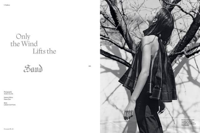 Only the Wind Lifts the Sand — Document Journal