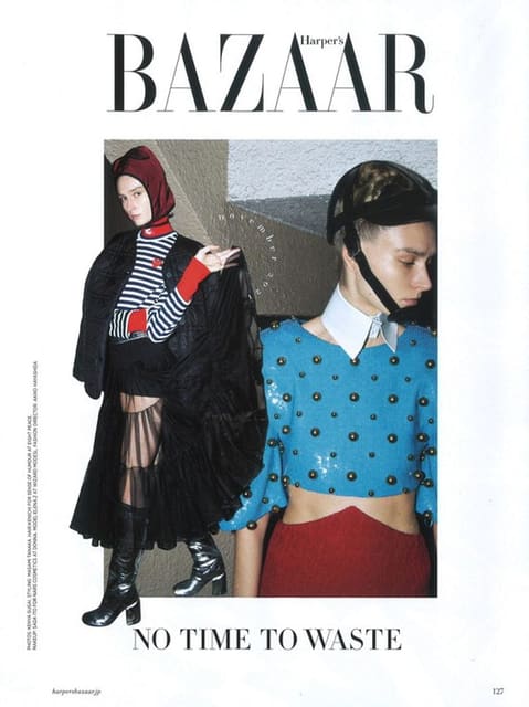 No Time to waste by Kenya Sugai — Harper's Bazaar Japan