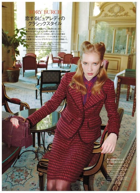 Tory Burch by Osami Yabuta — Elle Japan