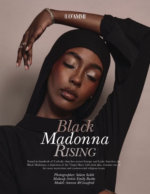 Black Madonna for Lo'Ammi Magazine