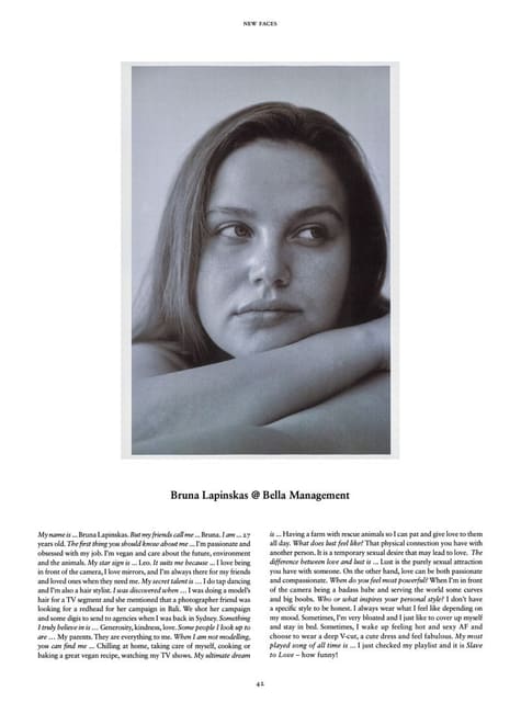 "Lust" - by Ella O'Keeffe — Russh