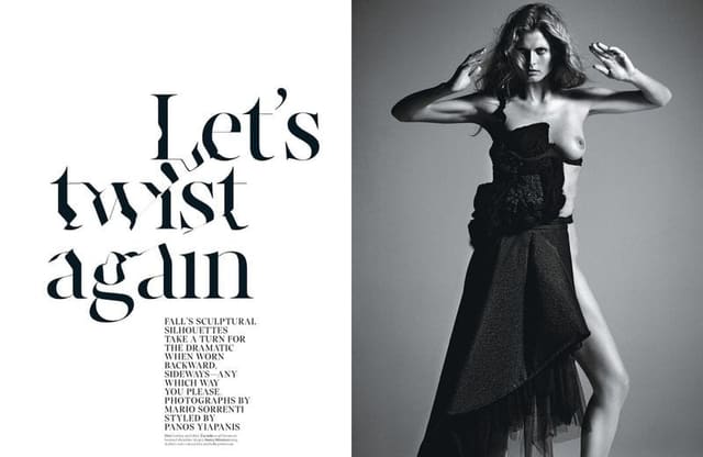 Let's twist again — W Magazine