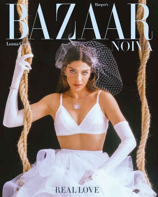 Harper's Bazaar Noiva June 2021 Cover: L... — Harper's Bazaar Brazil Noiva