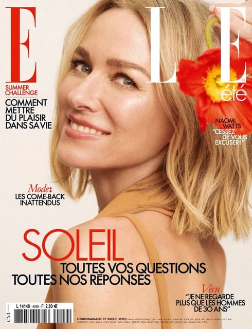 Elle France July 27, 2023 Cover — Elle France