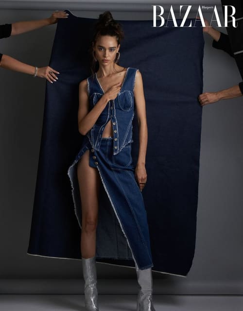 THE TIMELESS ALLURE OF DENIM BY AMANDA D... — Harper's Bazaar Vietnam