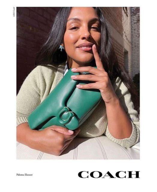 Paloma Elsesser for Coach Pillow Tabby B... — Coach