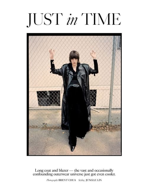 Just In Time — L'Officiel Hommes Malaysia
