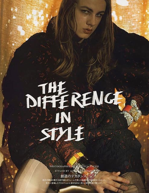 The Difference in Style — Vogue Japan