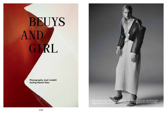 Beuys and Girl — Bon Magazine