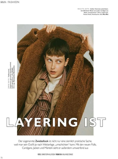 LAYERING IST UNSER DING! — Grazia Germany