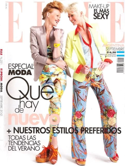 Elle Argentina September 2012 Cover — Elle Argentina