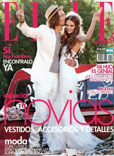 Elle Argentina August 2012 Cover — Elle Argentina