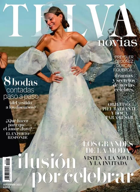 Telva Novias September 2022 Cover by Geo... — Telva
