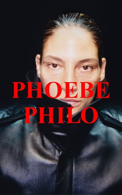 Phoebe Philo A1 Photographed by Tyrone L... — Phoebe Philo