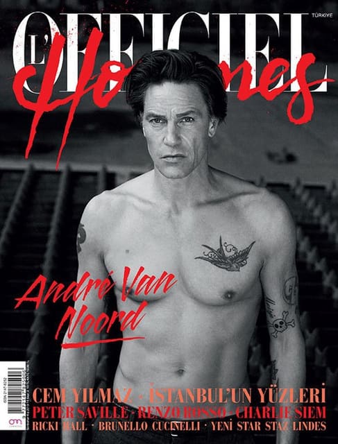 L'Officiel Hommes Turkey F/W 13 Cover — L'Officiel Hommes Turkey