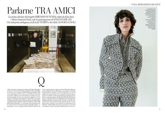 Greta Ferro x Friends of Fendi by Stefan... — Vogue Italia