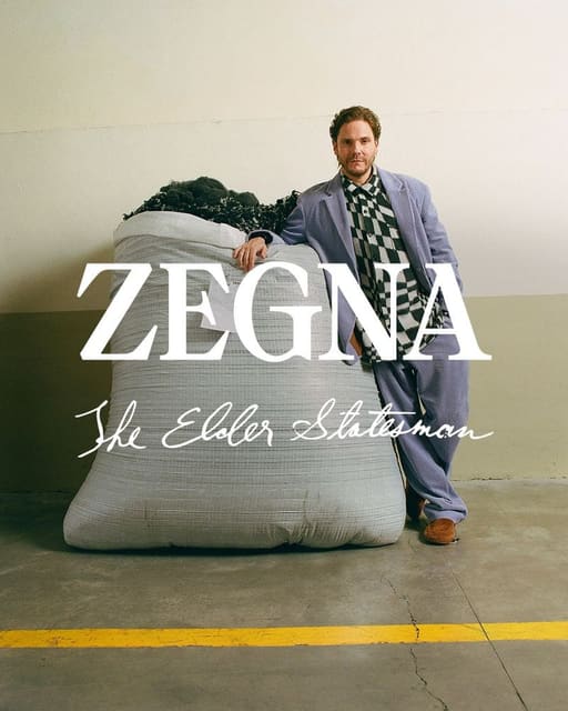 Zegna F/W 23 x The Elder Statesman Campa... — Zegna