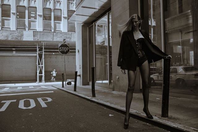 Monochrome. Lindbergh tribute. — Vogue Portugal