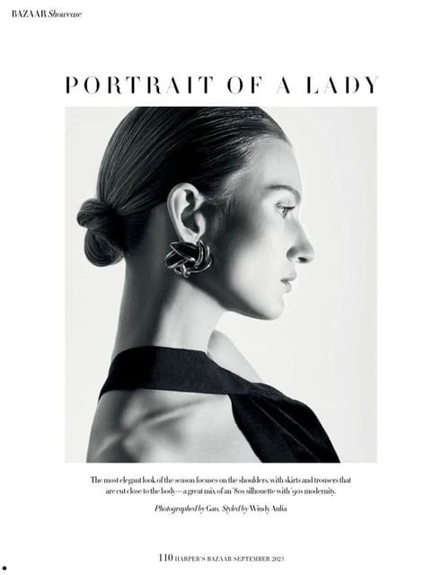 Portrait of a lady — Harper's Bazaar Singapore