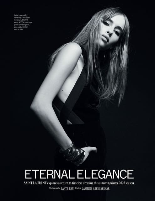 Eternal Elegance x Saint Laurent — Vogue Singapore