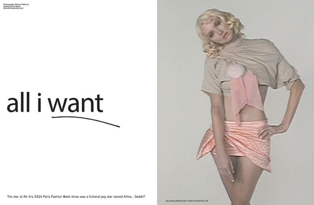 All I Want — The Face Magazine