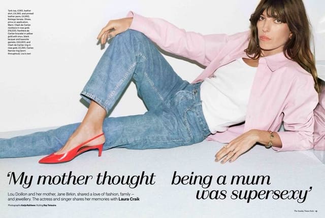 Lou Doillon — The Sunday Times Style Magazine UK
