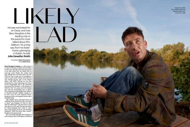 Barry Keoghan — The Sunday Times Style Magazine UK