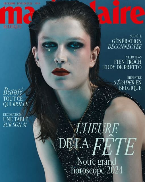 Marie Claire Belgium December 2023 Cover — Marie Claire Belgium