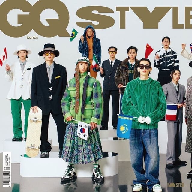 GQ Korea August 2021 cover — GQ Korea