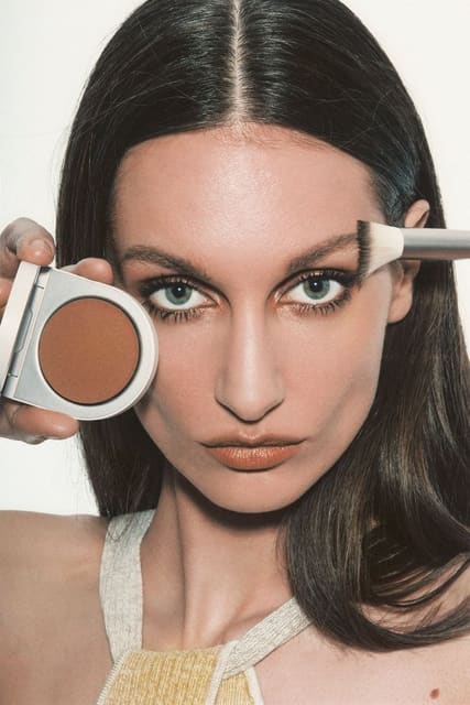 Artist in Residency: Anete Salinieka’s Bronze Monochromatic Makeup — Rose Inc.
