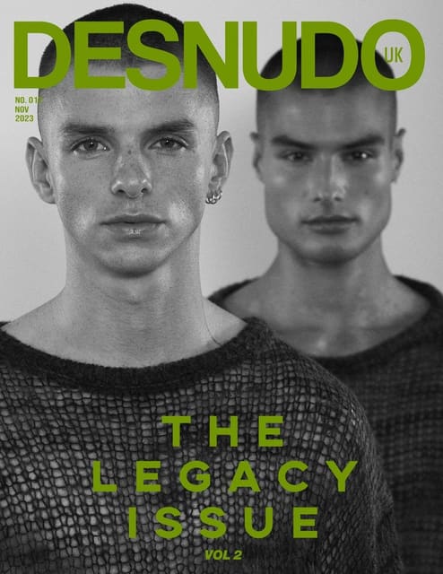 Desnudo Magazine UK November 2023 Cover — Desnudo Magazine UK