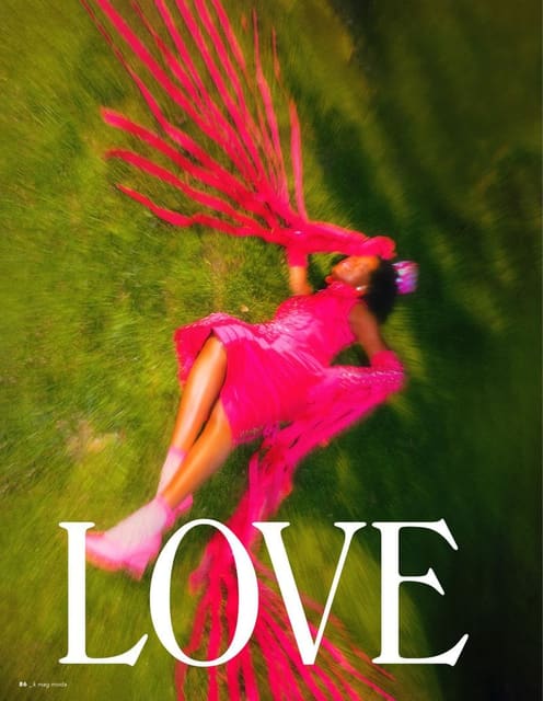 LOVE print K MAG by Marta Kaczmarek
