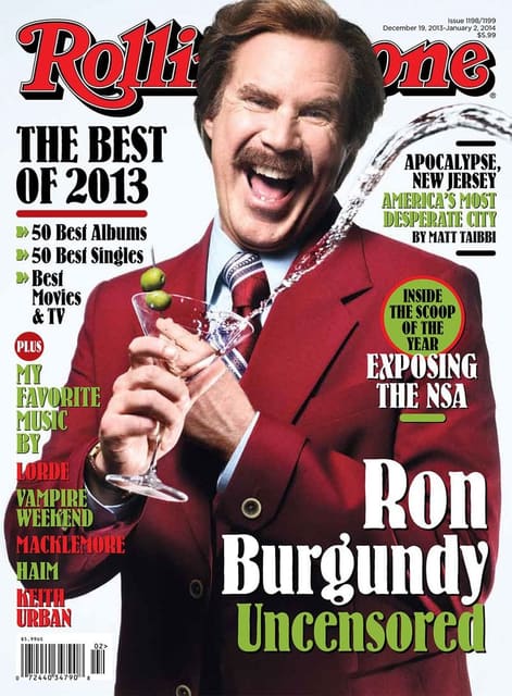 Rolling Stones December 2013 Cover: Anch... — Rolling Stone