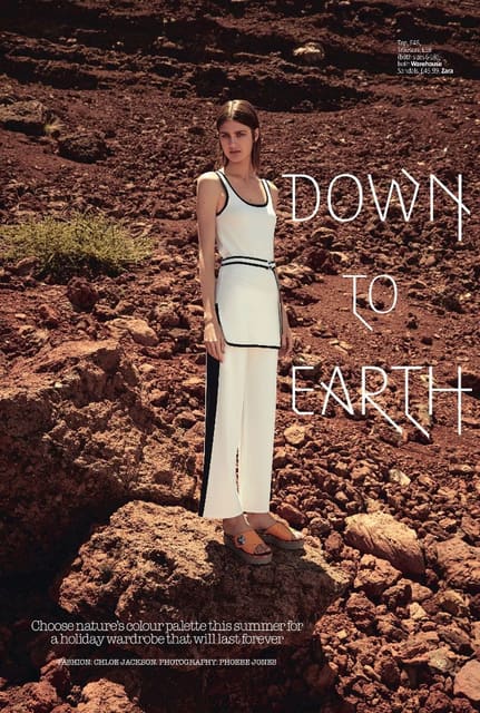 Down to Earth for LOOK magazine