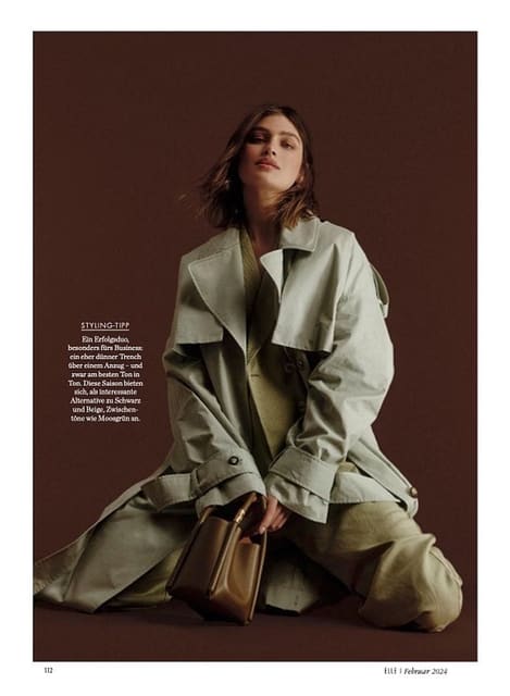 DER TRENCH CODE — Elle Germany
