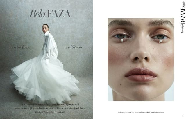 Bela Faza — Harper's Bazaar Serbia