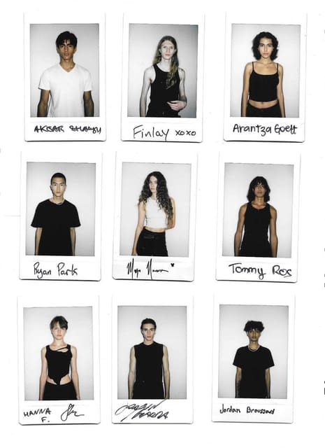 2022 Select Casting Polaroids by Joaquin...